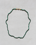 Dainty Malachite Necklace - Hand knotted