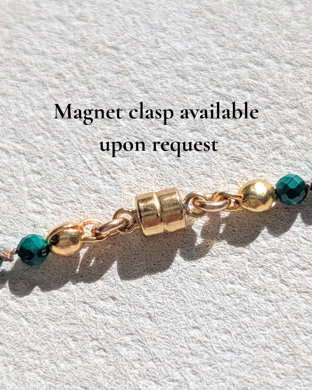 Dainty Mother of Pearl Necklace - Hand knotted