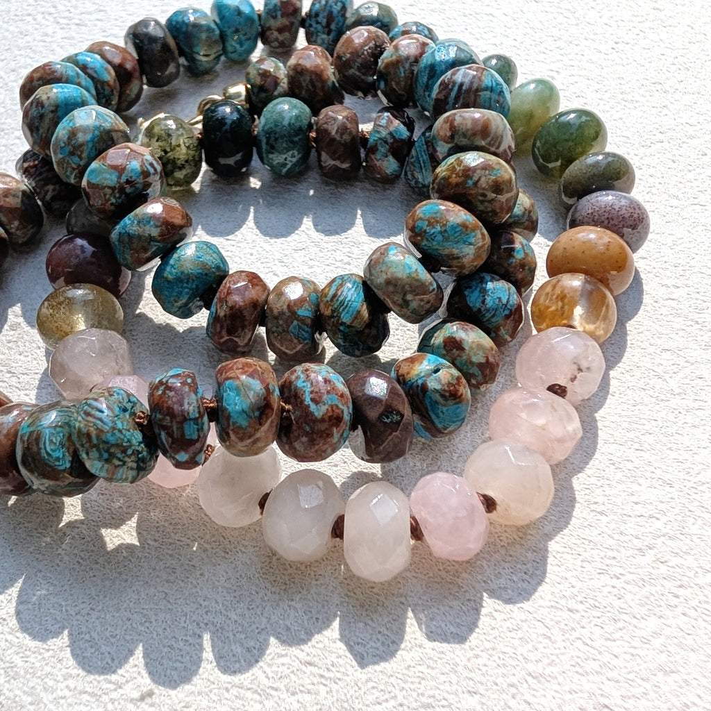 Mountain Dawn Gradated Gemstone Necklace