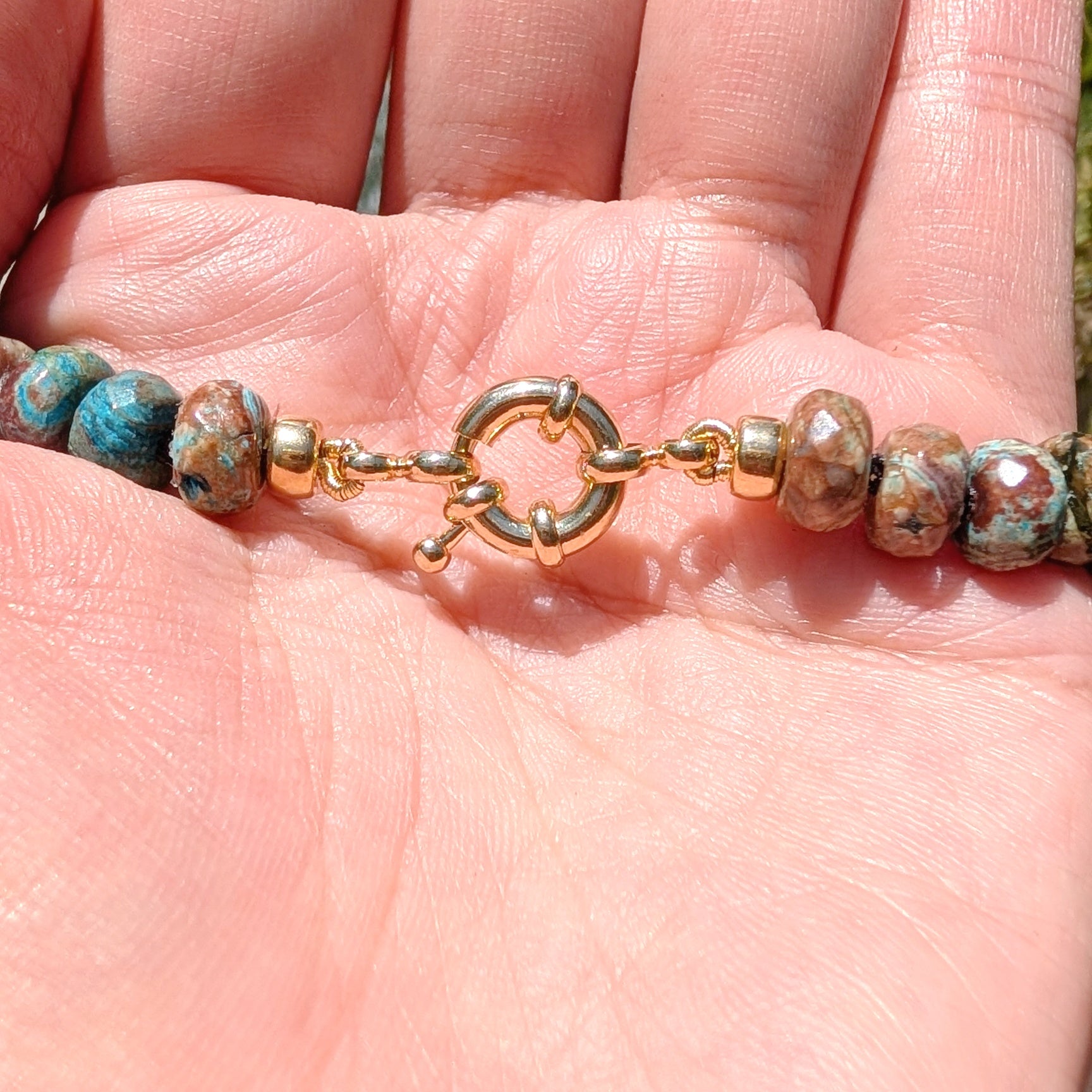 Mountain Dawn Gradated Gemstone Necklace