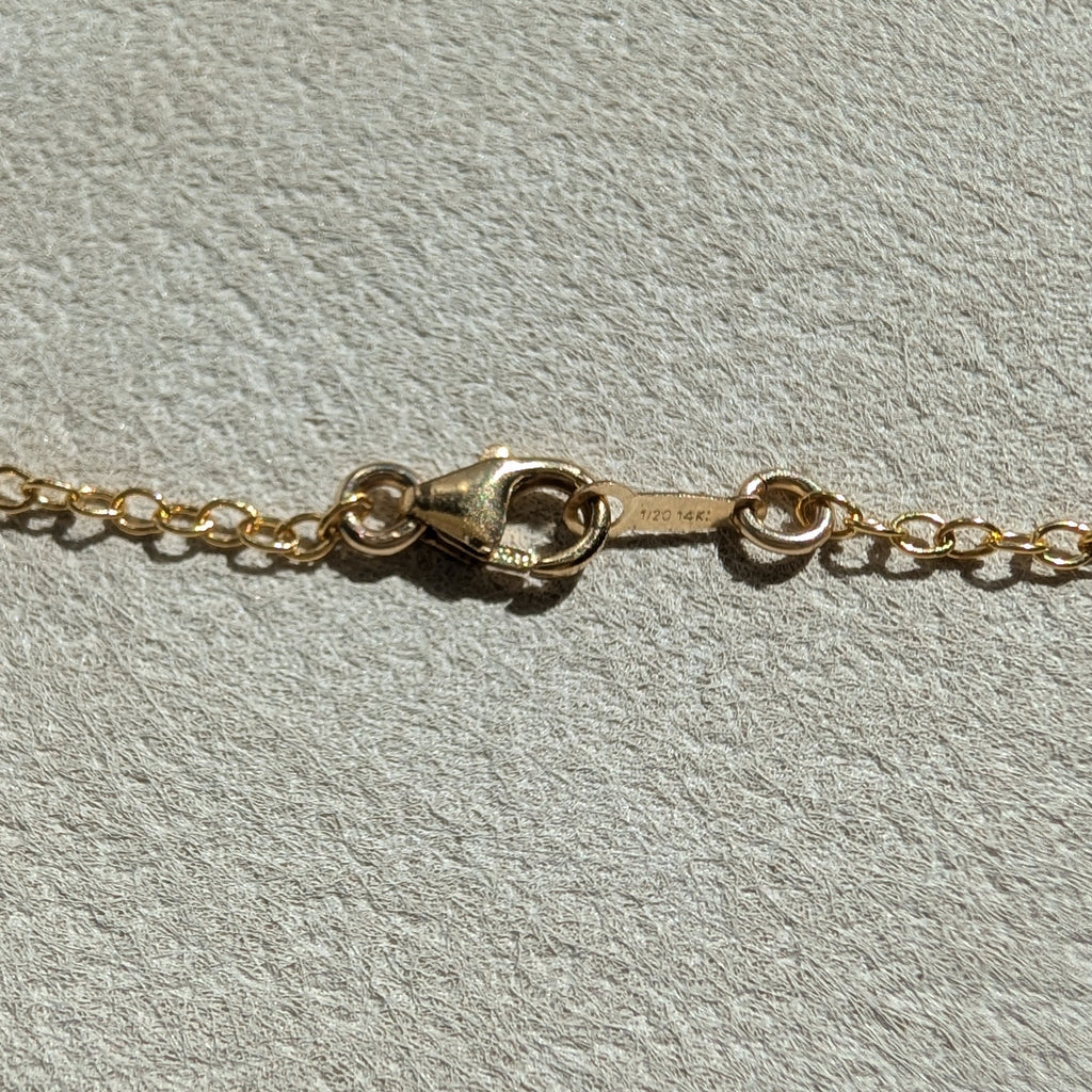 Pumpkin Jade Necklace