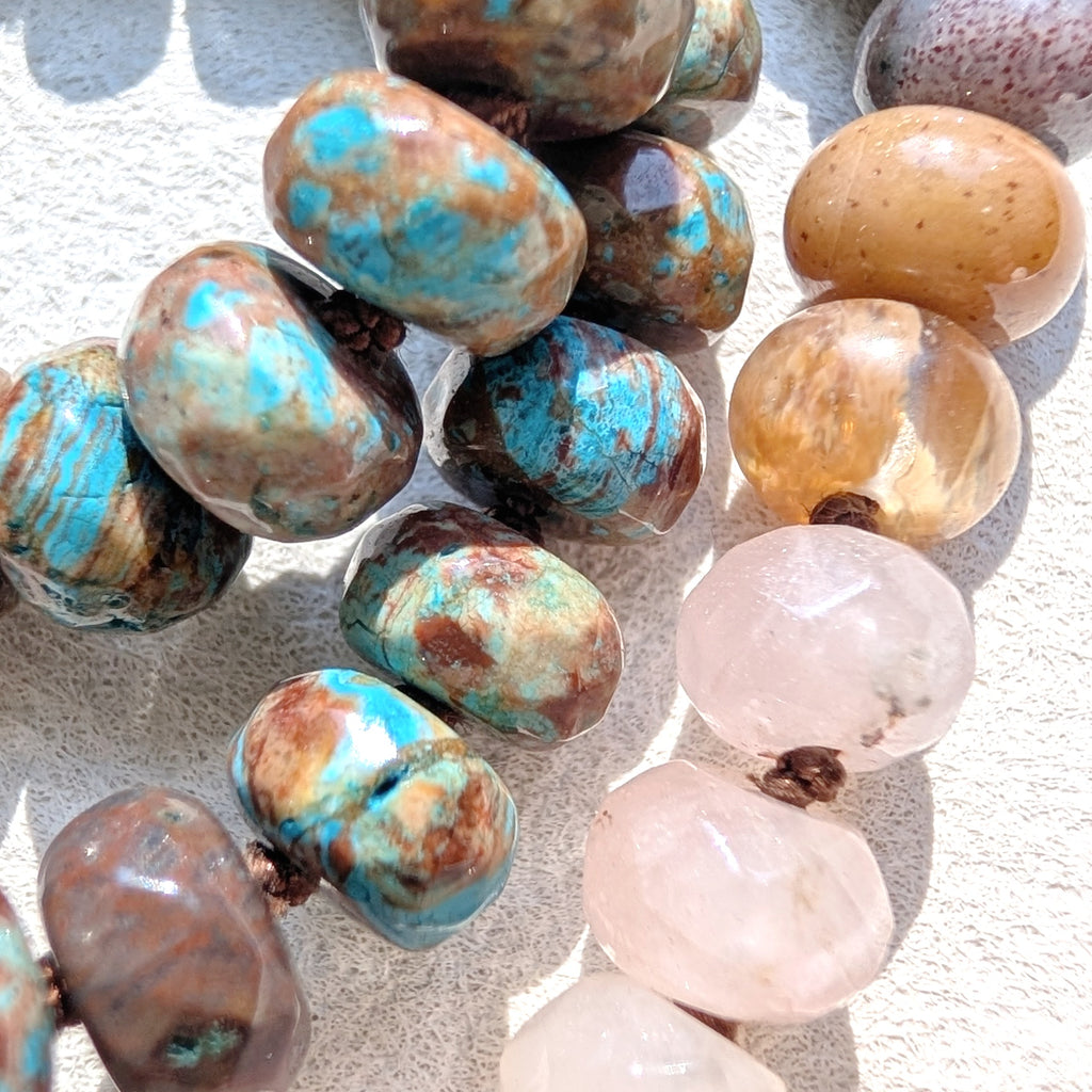 Mountain Dawn Gradated Gemstone Necklace