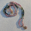 Hand-knotted Tourmaline Pendant Necklace